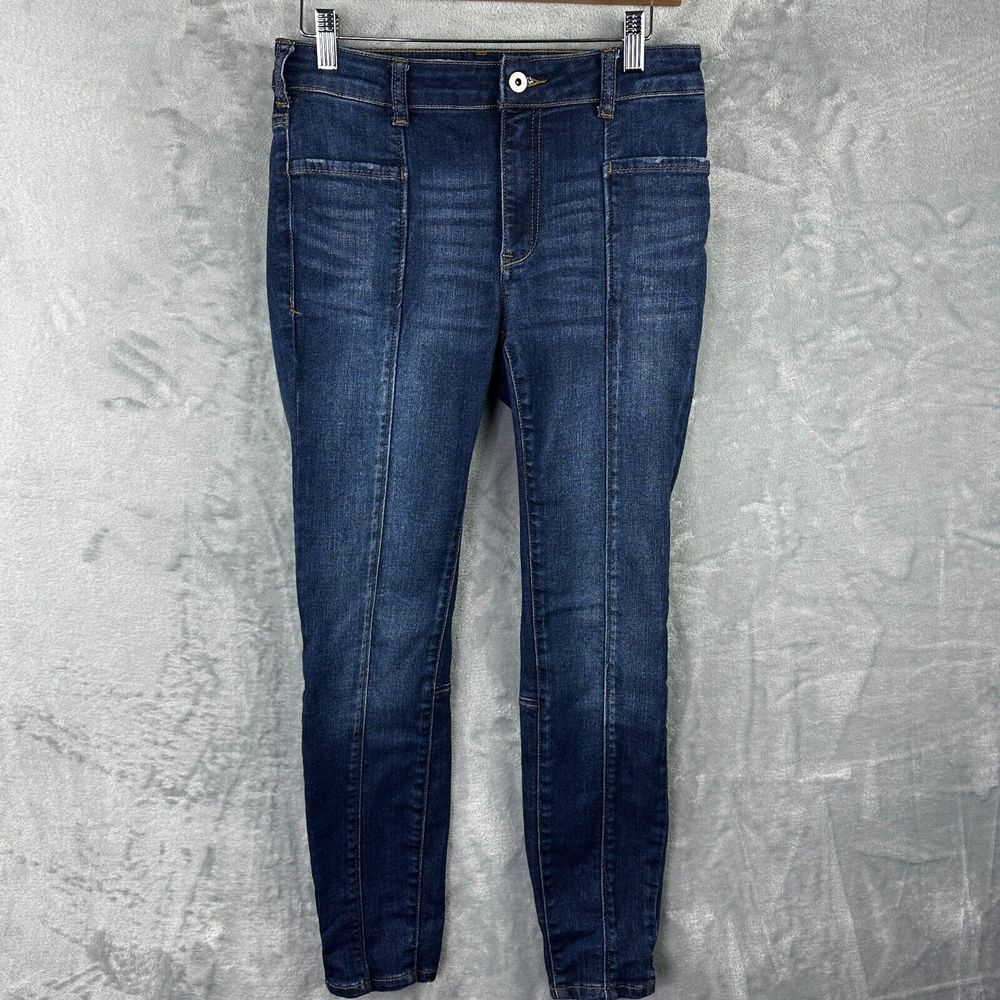 pilcro and the letterpress anthropologie jeans womens high rise denim legging 27